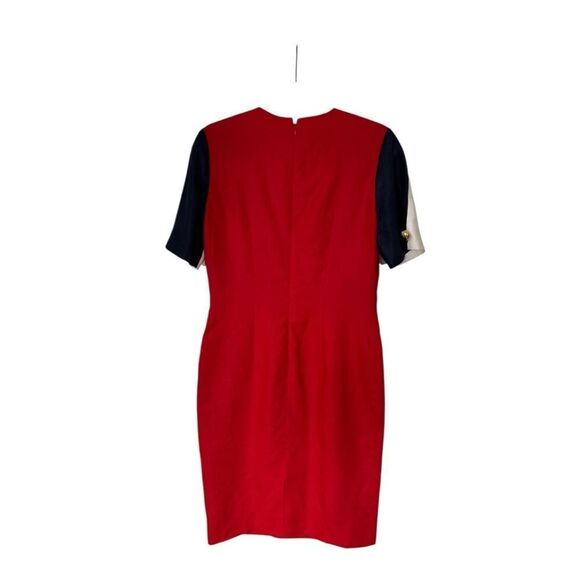 Vintage Nipon Boutique Linen Sheath Dress Size 6 - Picture 7 of 7